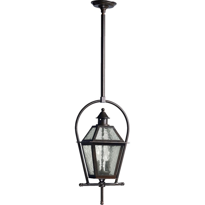 Quorum Bourbon Street 2 Light Pendant, Oiled Bronze