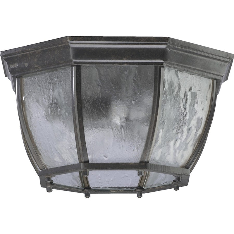 Quorum 2 Light Flush Mount, Baltic Granite