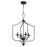 Quorum Maryse 4 Light Entry, Matte Black