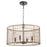 Quorum Abaca 4Lt Pendant, Matte Black - 8023-4-59