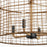 Quorum Abaca 4Lt Pendant, Matte Black