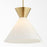 Quorum Beldar Pendant, Aged Brass/Gloss Opal/Opal