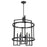 Quorum Merrick 6 Light Entry, Matte Black
