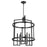 Quorum Merrick 6 Light Entry, Matte Black