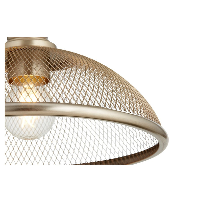 Quorum Omni 1 Light Pendant, Aged Brass