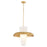 Quorum Mallory 16" Pendant, Aged Brass
