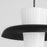 Quorum Mallory 20" Pendant, Matte Black