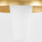 Quorum Mallory 20" Pendant, Aged Brass