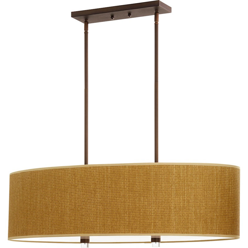 Quorum Copeland 4 Light Oval, Oiled Bronze