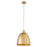 Quorum Jamie 1Lt 15" Pendant, Aged Brass - 860-1-80