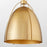 Quorum Jamie 1Lt 15" Pendant, Aged Brass