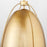 Quorum Jamie 1Lt 15" Pendant, Aged Brass