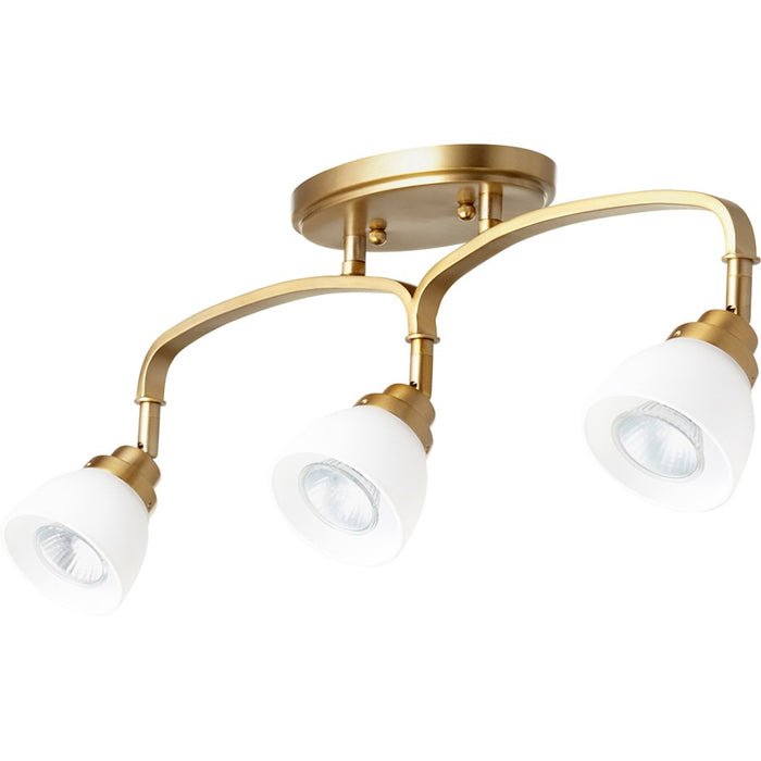 Quorum Jamie 3Lt 18" Pendant, Aged Brass - 860-3-80