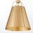 Quorum Ellen 1Lt 15" Pendant, Aged Brass