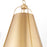 Quorum Ellen 1Lt 15" Pendant, Aged Brass