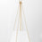 Quorum Denise 15" Pendant, Studio White/Aged Brass
