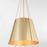 Quorum Denise 15" Pendant, Aged Brass