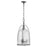 Quorum Alice 11" Pendant, Matte Black/Clear/Fluted