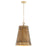 Quorum Artisan 14" 3Lt Pendant, Artisan Brass