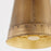 Quorum Artisan 14" 3Lt Pendant, Artisan Brass