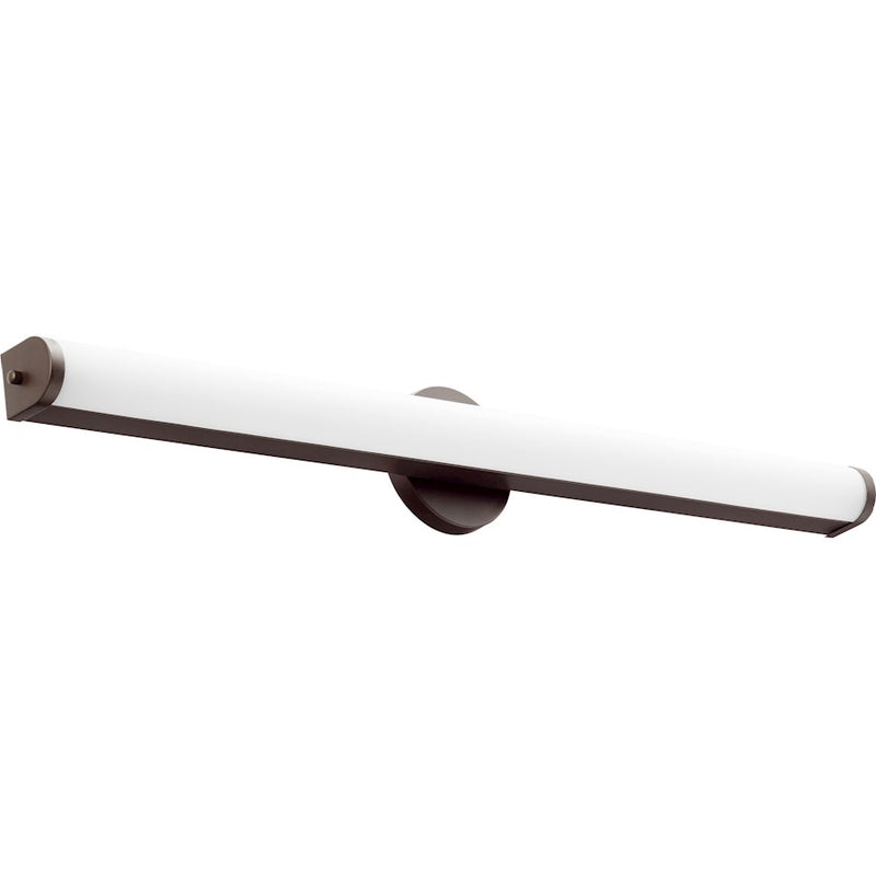 Quorum LED 35" 18W Vanity, Oiled Bronze