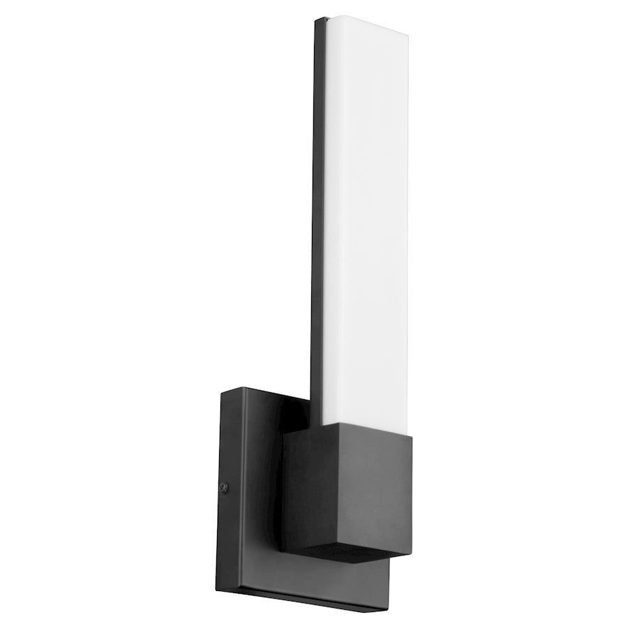 Quorum Led 9W Wall Sconce, Matte Black