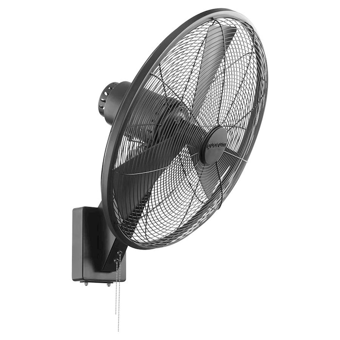Quorum Impulse 20" Wall Patio Fan, Matte Black