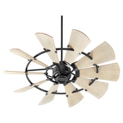 Quorum Windmill 52" Ceiling Fan, Noir
