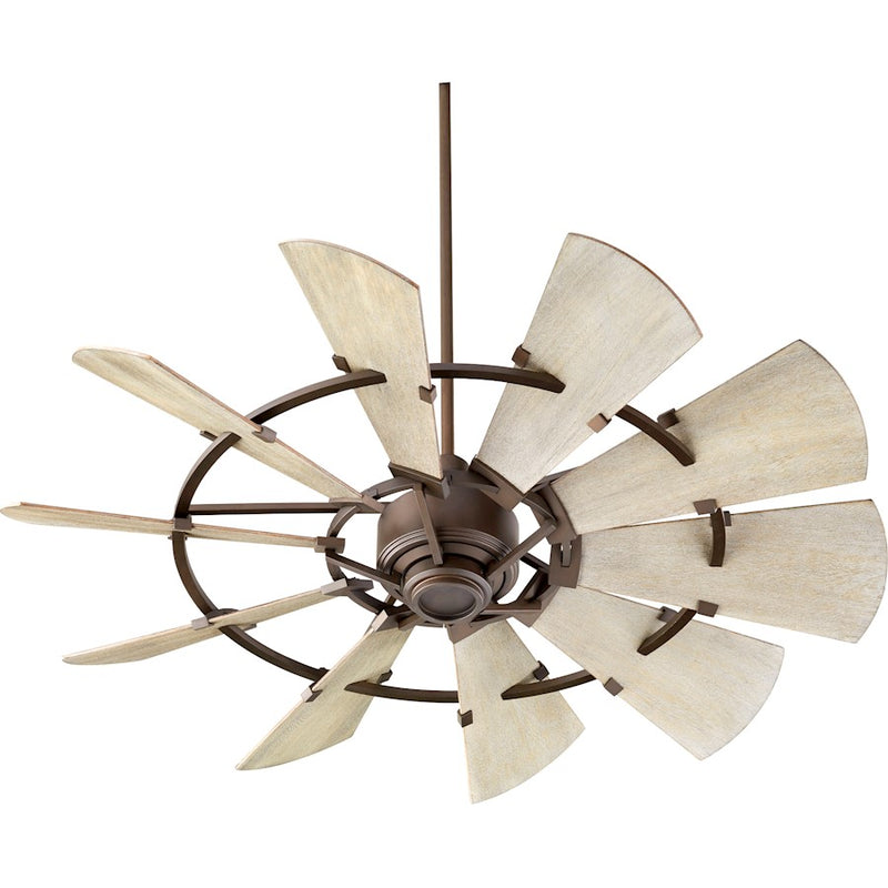 Quorum Windmill 52" Fan, Oiled Bronze