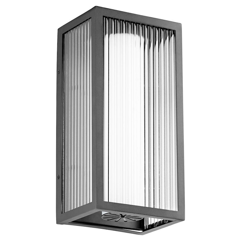 Quorum Maestro 3 Light 7" Wall Mount, Noir