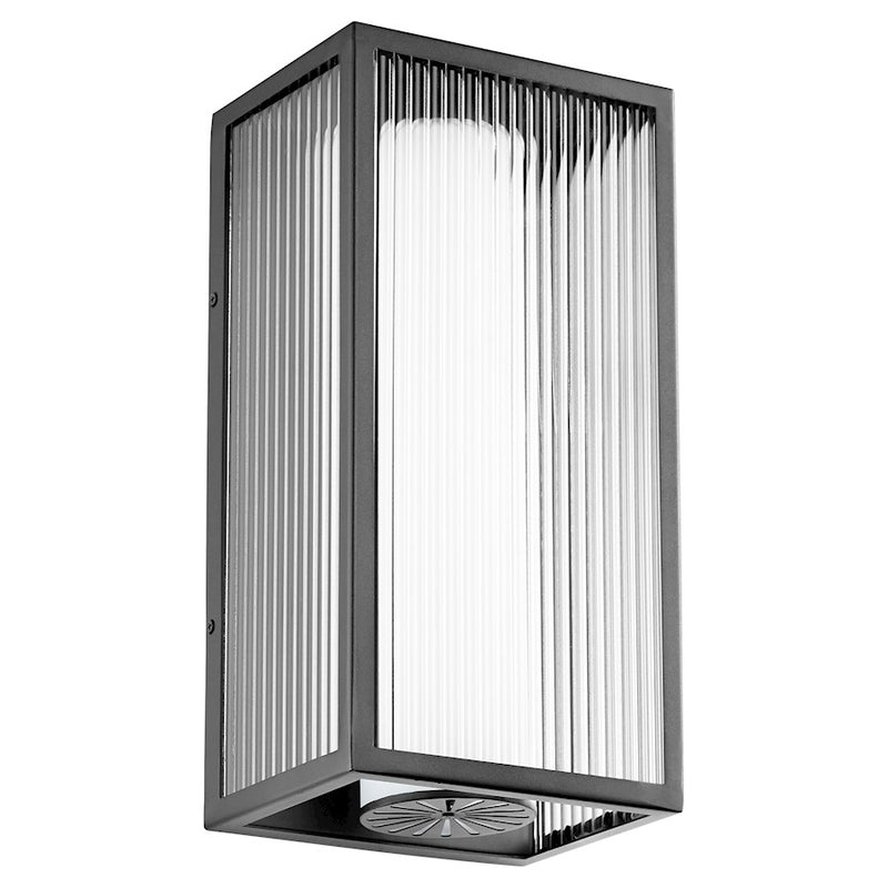 Quorum Maestro 3 Light 8" Wall Mount, Noir