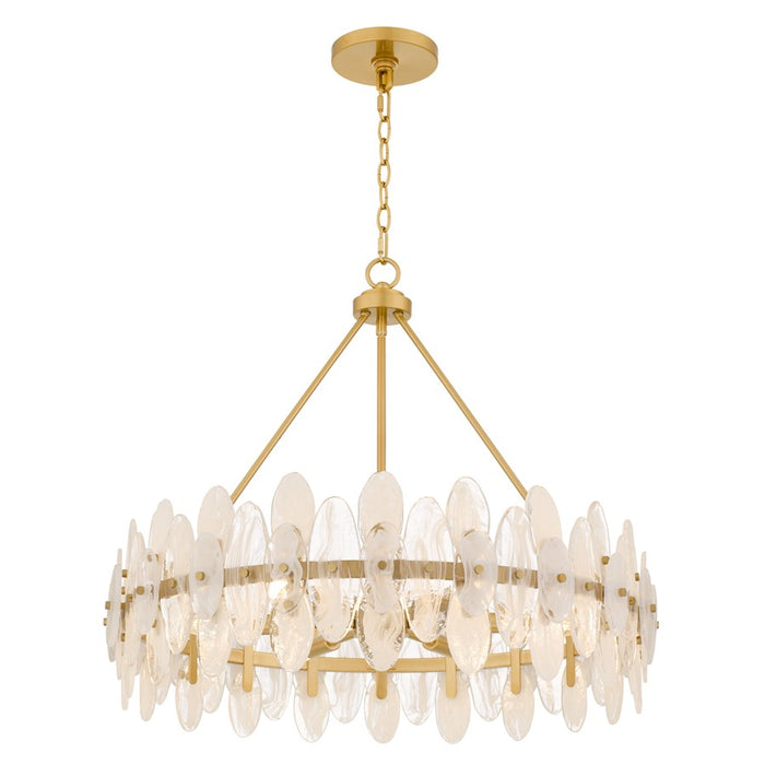 Quoizel Abigail 6-Lt Brushed Gold Pendant, Brushed Gold - ABI2828BRG