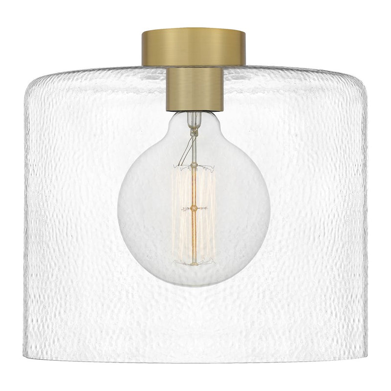 Quoizel Abner 1 Light Chain Hung Mini Pendant, Aged Brass