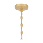 Quoizel Abner 1 Light Chain Hung Mini Pendant, Aged Brass