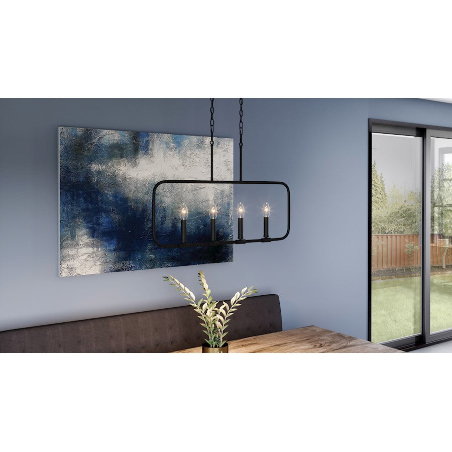 Quoizel Abner 4 Light Island Chandelier