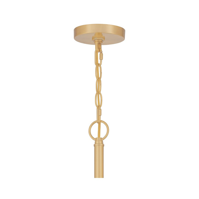 Quoizel Abner 5 Light 18" Chandelier, Aged Brass