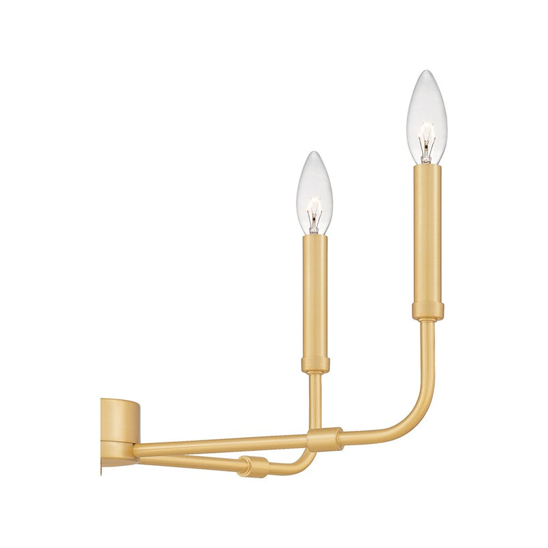 Quoizel Abner 5 Light 24" Chandelier, Aged Brass