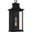 Quoizel Abernathy 1Lt Outdoor Lantern, Black/Clear Tempered Glass