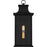 Quoizel Abernathy 1Lt Outdoor Lantern, Black/Clear Tempered Glass