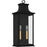 Quoizel Abernathy 2Lt Outdoor Lantern, Black/Clear Tempered Glass