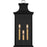 Quoizel Abernathy 3 Light Outdoor Lantern, Matte Black/Glass