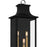 Quoizel Abernathy 3 Light Outdoor Lantern, Matte Black/Glass