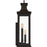 Quoizel Abernathy 3 Light Outdoor Lantern, Old Bronze/Glass