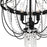 Quoizel Adelaide 3 Light Semi-Flush Mount, Matte Black