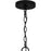 Quoizel Adelaide 4 Light Pendant, Matte Black