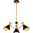 Quoizel Arden 3Light Chandelier, Matte Black/Metal - ADN5026MBK