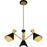 Quoizel Arden 3Light Chandelier, Matte Black/Metal