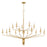 Quoizel Alexander 15-Lt Brushed Gold Chandelier, Brushed Gold - ALEX5055BRG