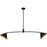 Quoizel Alscott 2Light Island Light, Matte Black/Metal
