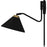 Quoizel Alscott 1Light Wall Sconce, Matte Black/Metal